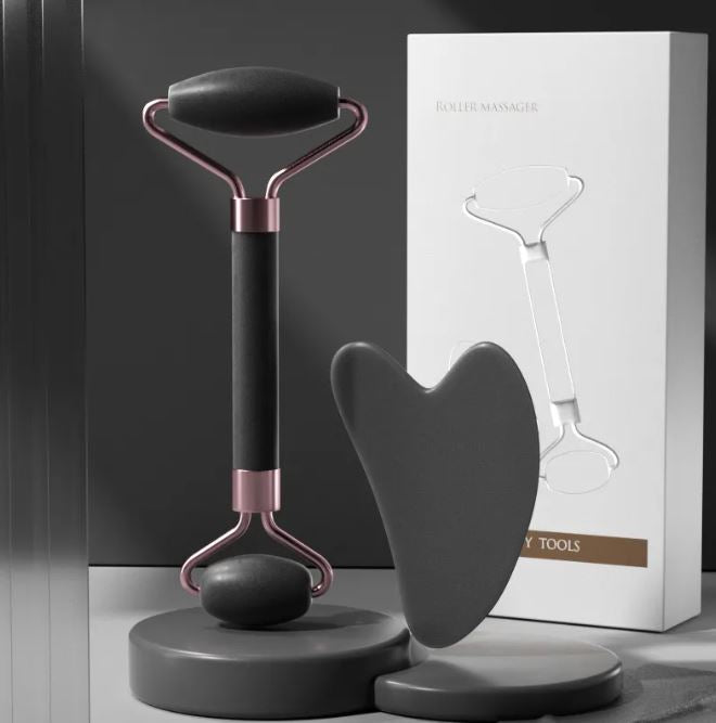 Scraping Roll Massager Set Facial Muscle Relaxation Body Tool