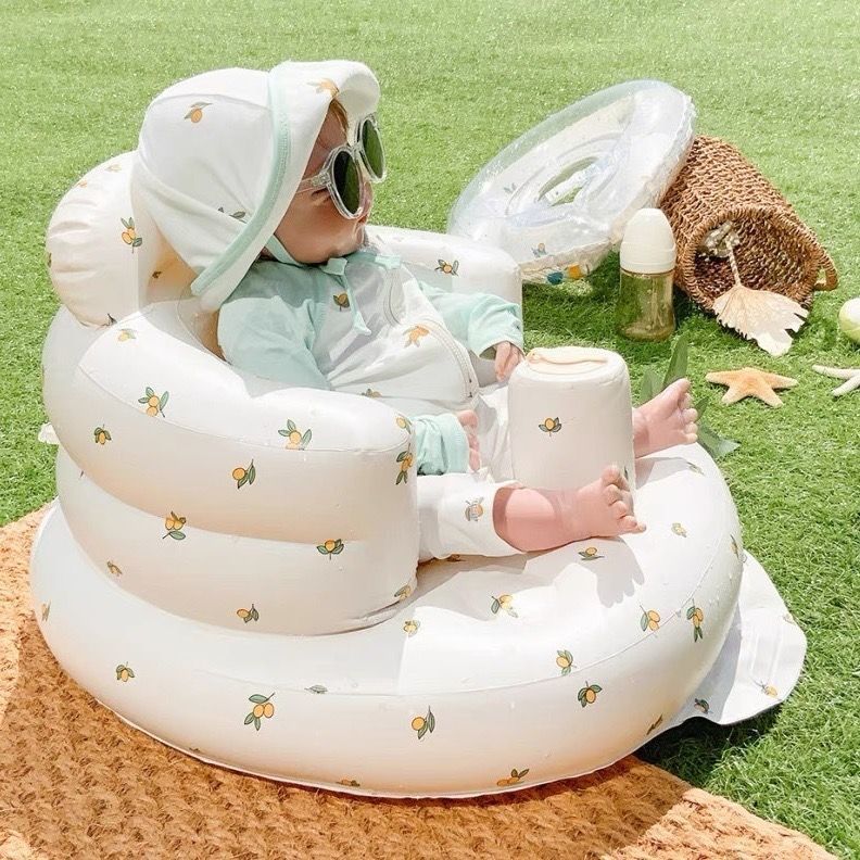 Inflatable Baby Chair for Dining & Bath