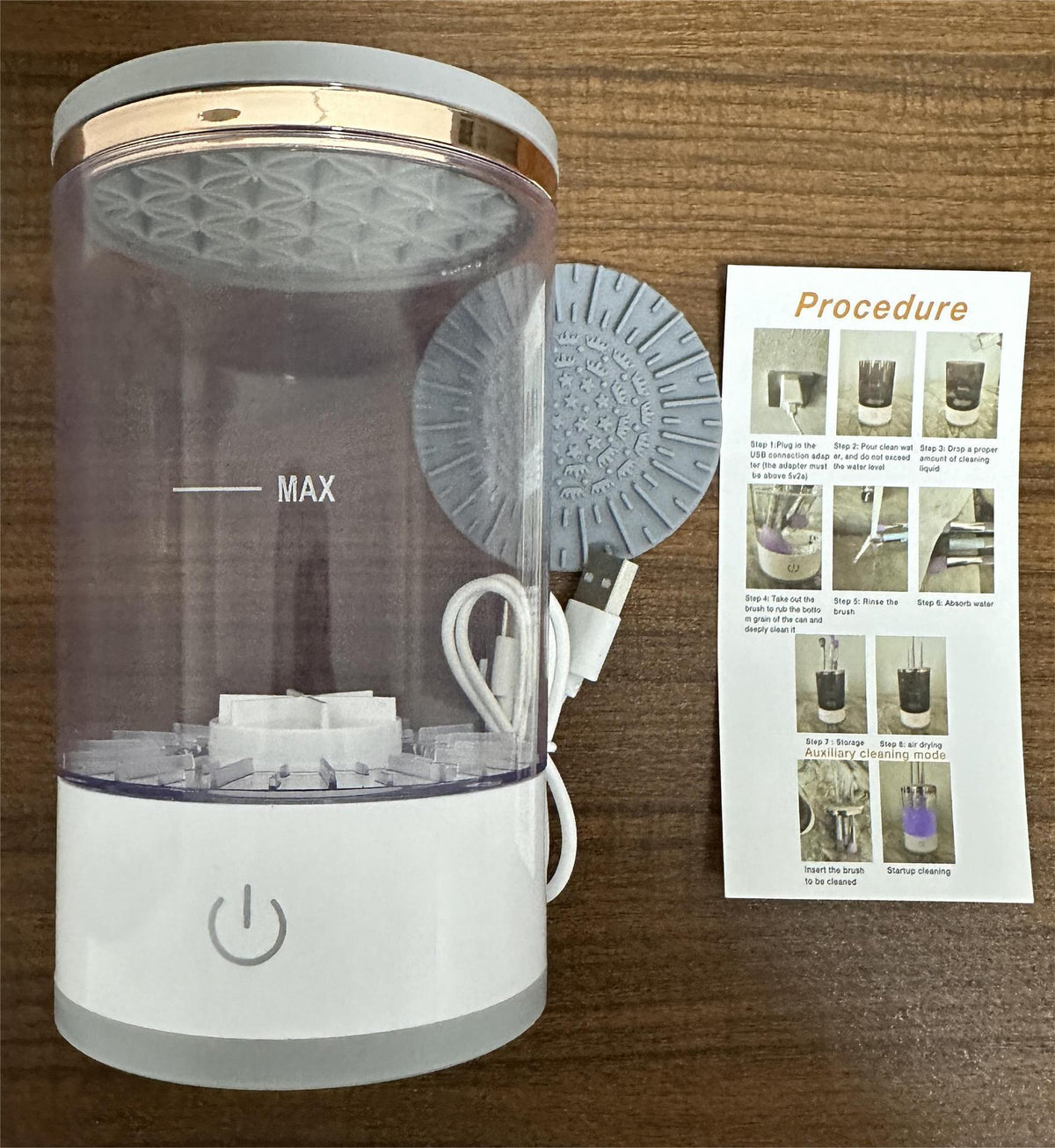 Rechargeable Automatic Makeup Brush Cleaner and Washer