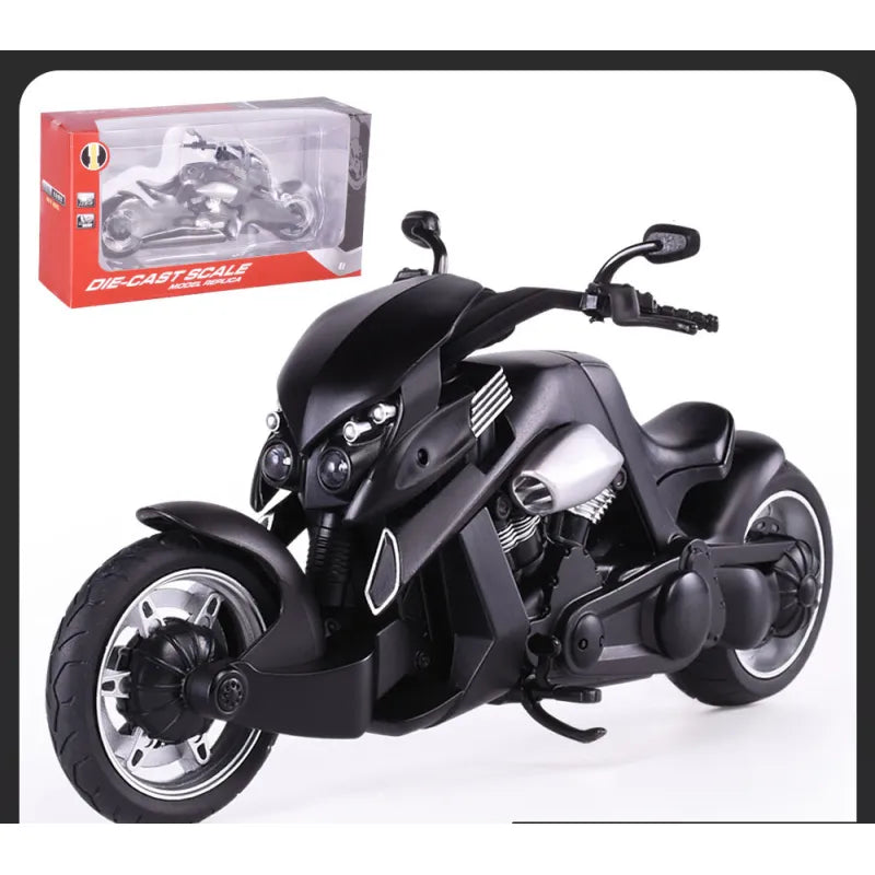 Alloy Motorcycle Toy – with Realistic Simulation